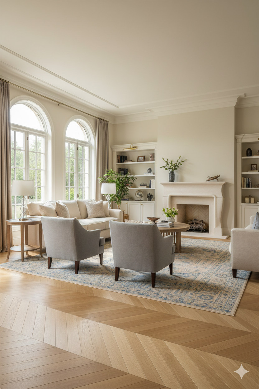 Chevron Flooring – Triple-Layer Engineered Oak
