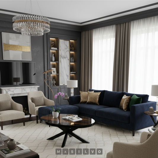 Oval Coffee Table – Solid Walnut Wood & Premium Epoxy Resin