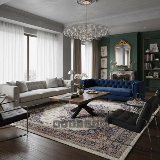 Square Coffee Table – Solid Walnut Wood & Premium Epoxy Resin