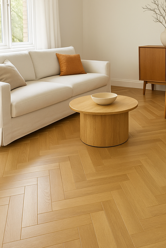 Herringbone Flooring – Triple-Layer Engineered Oak